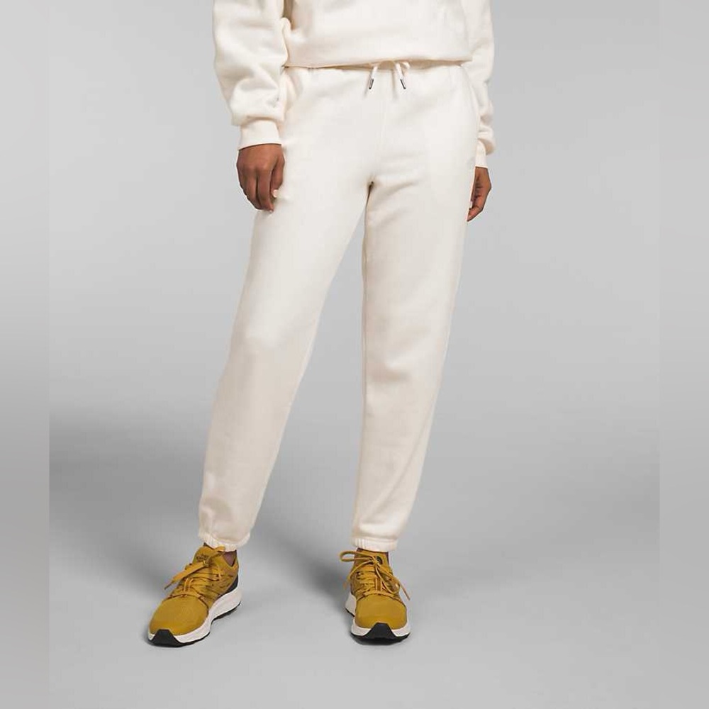 The North Face Women’s White Fleece Track Jogger Pants Size XL NWT